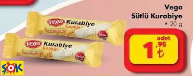 VEGA SÜTLÜ KURABİYE